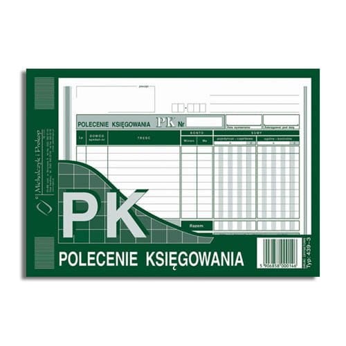 POLECENIE KSIĘGOWANIA A5 439-3