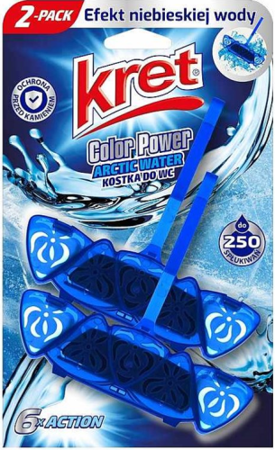 KRET COLOR POWER ZAWIESZKA DO WC ARCTIC 2-PACK