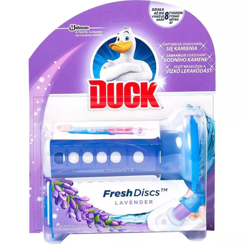 DUCK WC ŻELOWY KRĄŻEK A'6 LAVENDER