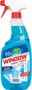 WINDOW PŁYN DO SZYB Z ROZPYLACZEM NIEBIESKI 750ML