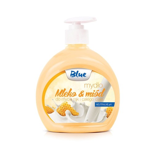 MYDŁO BLUE MLEKO MIÓD Z DOZOWNIKIEM 500ML 