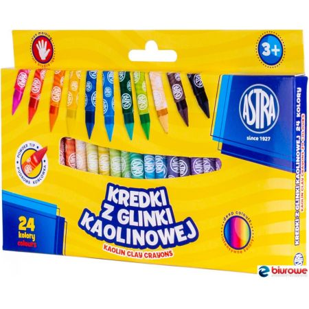 KREDKI ASTRA 24 KOLORY - GLINKA KAOLINOWA