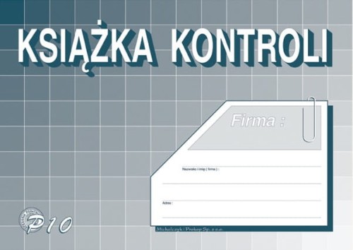 KSIĄŻKA KONTROLI A5 P-10