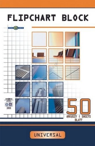 BLOK DO FLIPCHARTU 50 KARTEK 64 X 100 CM INTERDRUK
