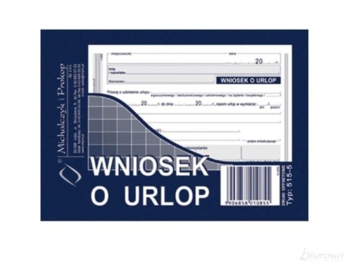 WNIOSEK O URLOP A6 515-5